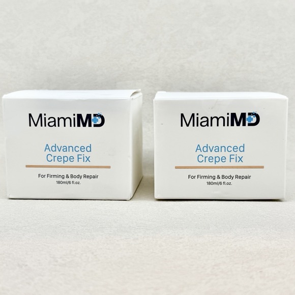 MiamiMD Other - 2 PACK 6oz MiamiMD (Miami MD) NEW ADVANCED CREPE FIX For Firming & Body Repair